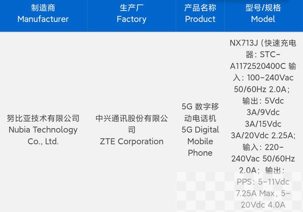 努比亚Z50S Pro已经正式入网 官方称影像超越一英寸